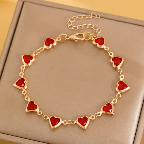Ophelyra Garnetelle Bracelet | Gold 14k
